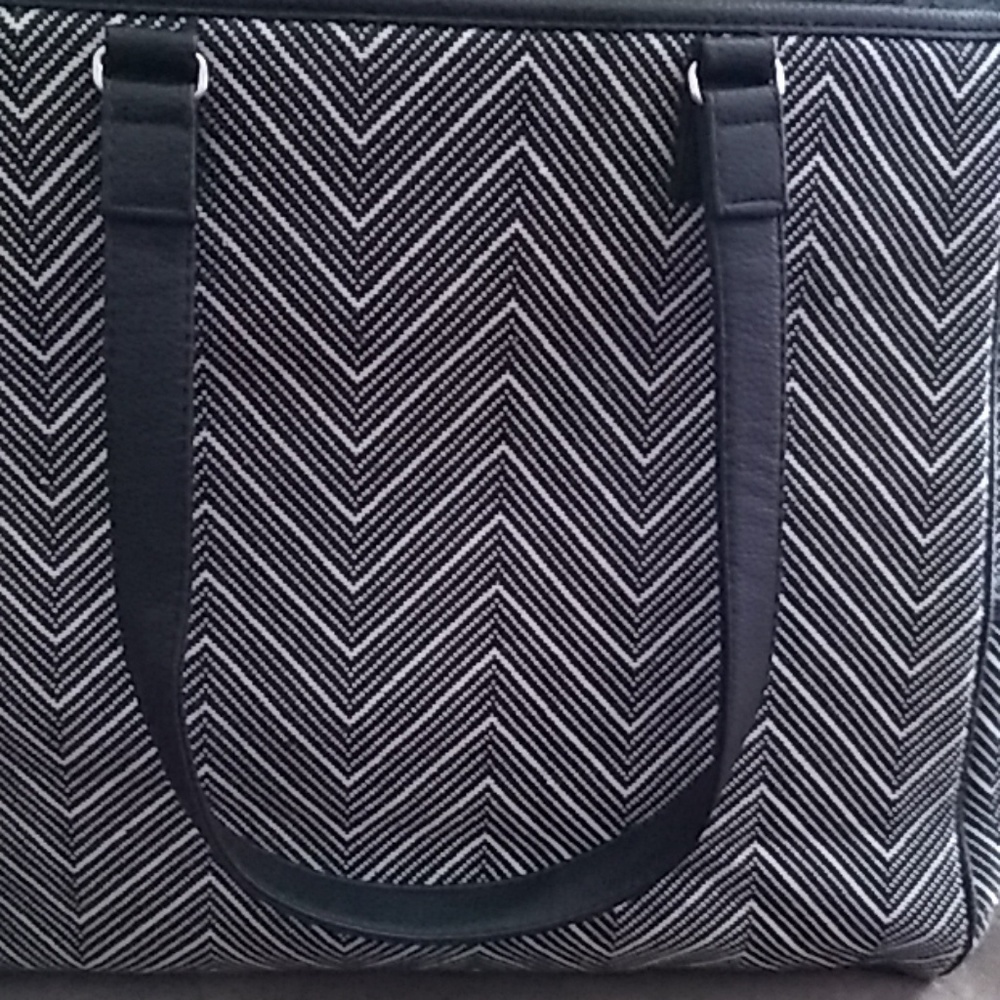 NWOT Cindy Tote - Herringbone Weave